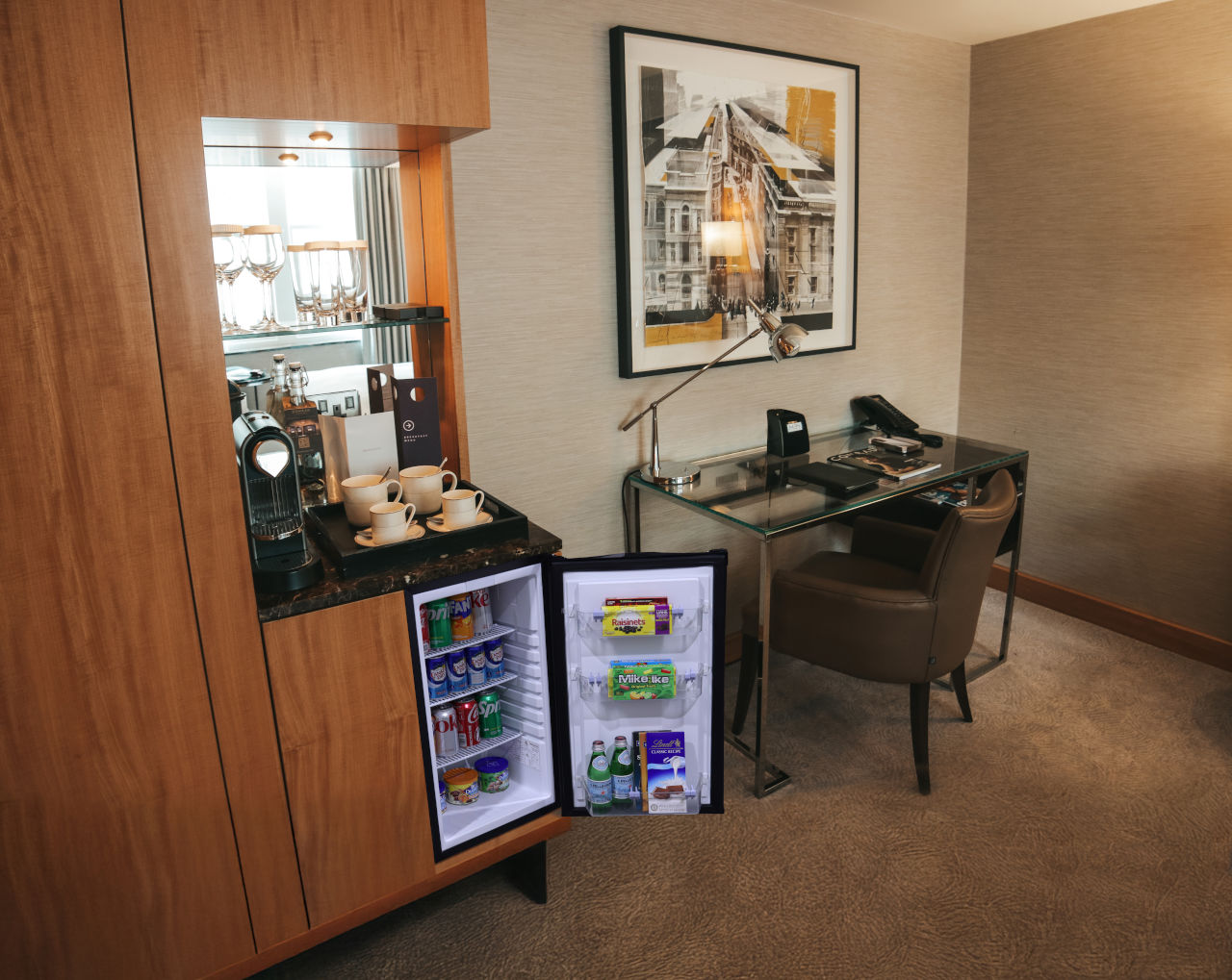 Hotel Minibar With Integrated Fridgekool Refrigerator