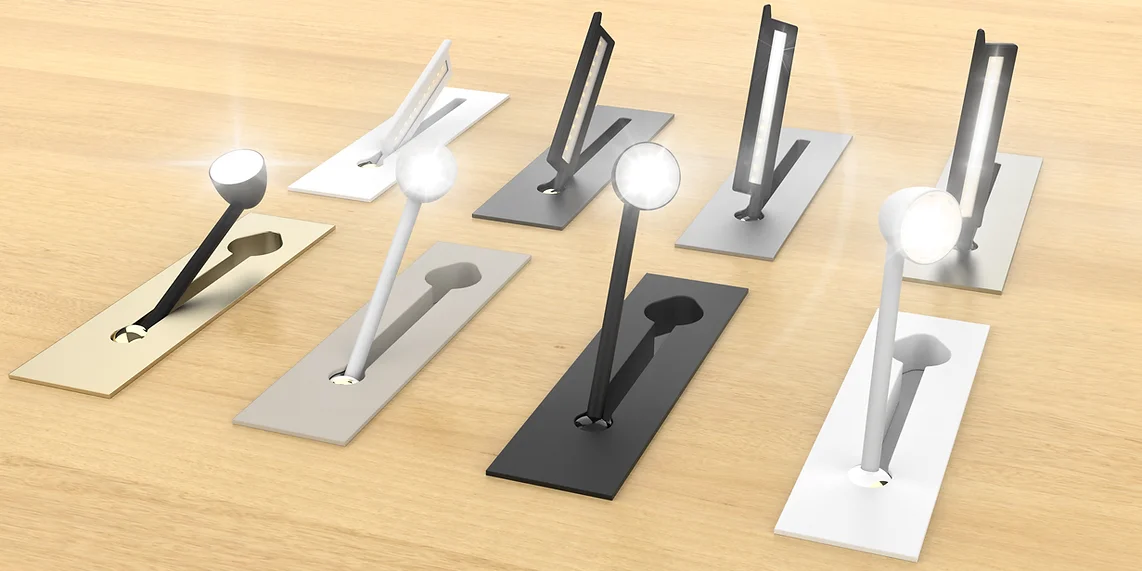 Headboard reading lights for focused illumination mormax