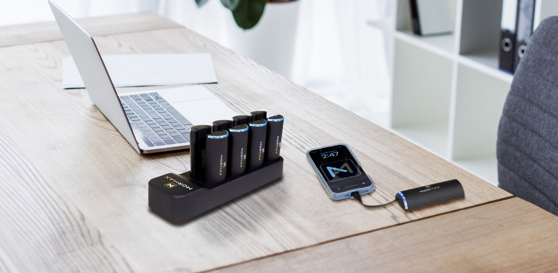 Mormax Charge And Go Header