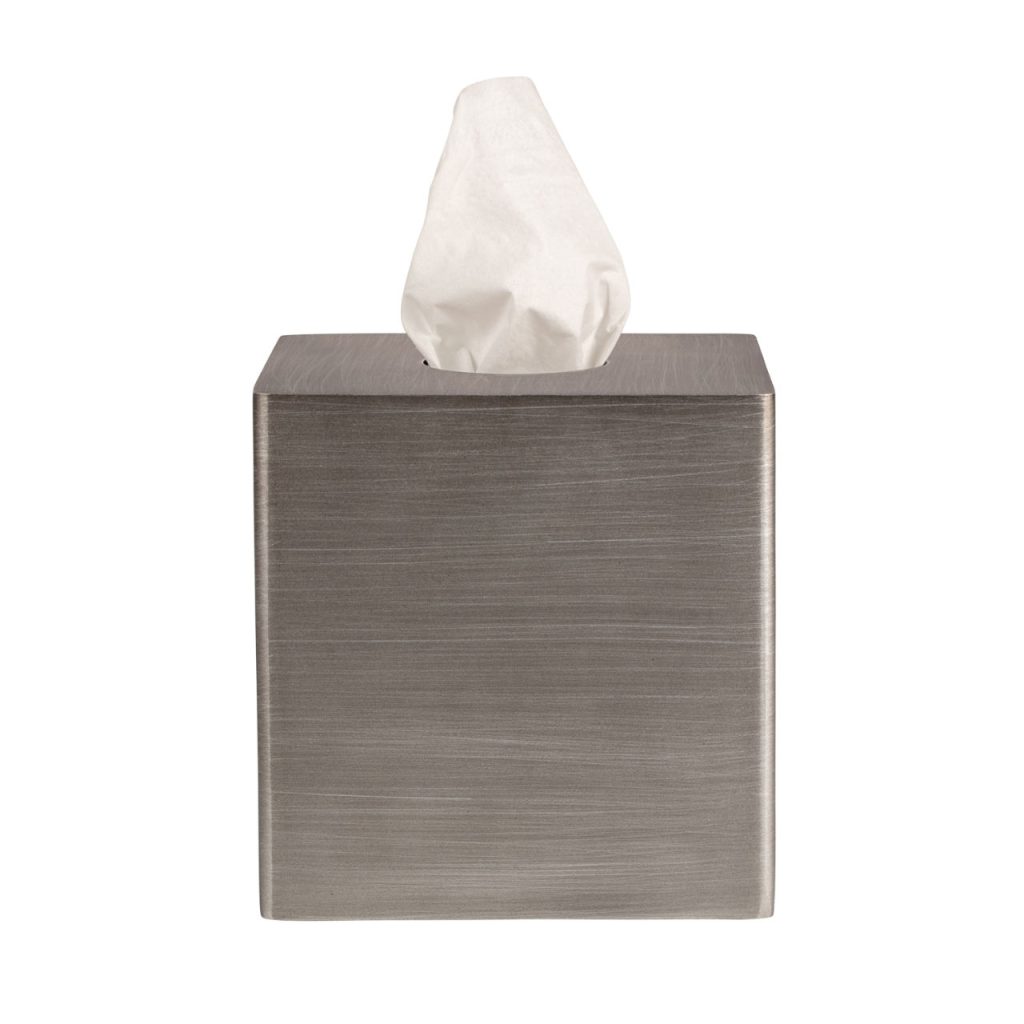 Urban Oasis Silver Boutique Tissue Box Holder